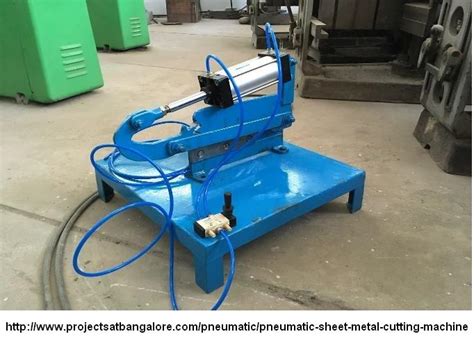 automatic pneumatic sheet metal cutting machine|pneumatic tube cutter.